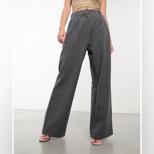 Abercrombie and Fitch Sloane Tailored Trousers Women’s Grey Size 30 / 10 LONG